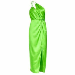 NWT The Sei Strappy Knotted Silk Dress – Parakeet Green | Size 8 ($989)